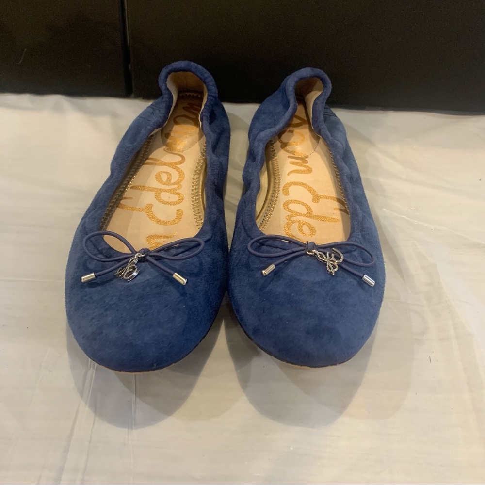 Blue Sam Edelman Suede Ballet Flats Womens size 6